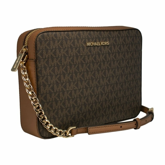 MICHAEL KORS Jet Set Monogram Crossbody Bag - Picture 3 of 16